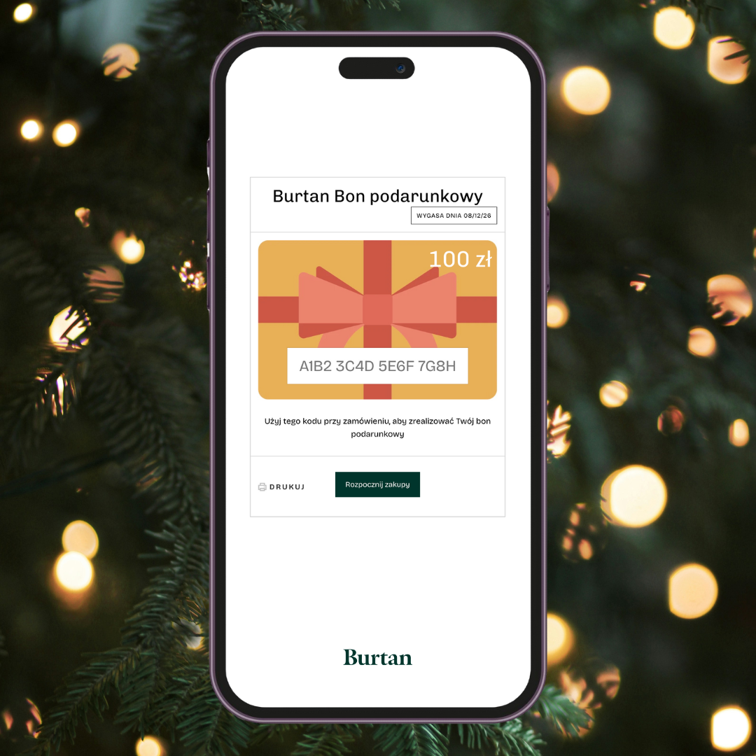 1. Kod bonu podarunkowego otrzymasz na e-maila