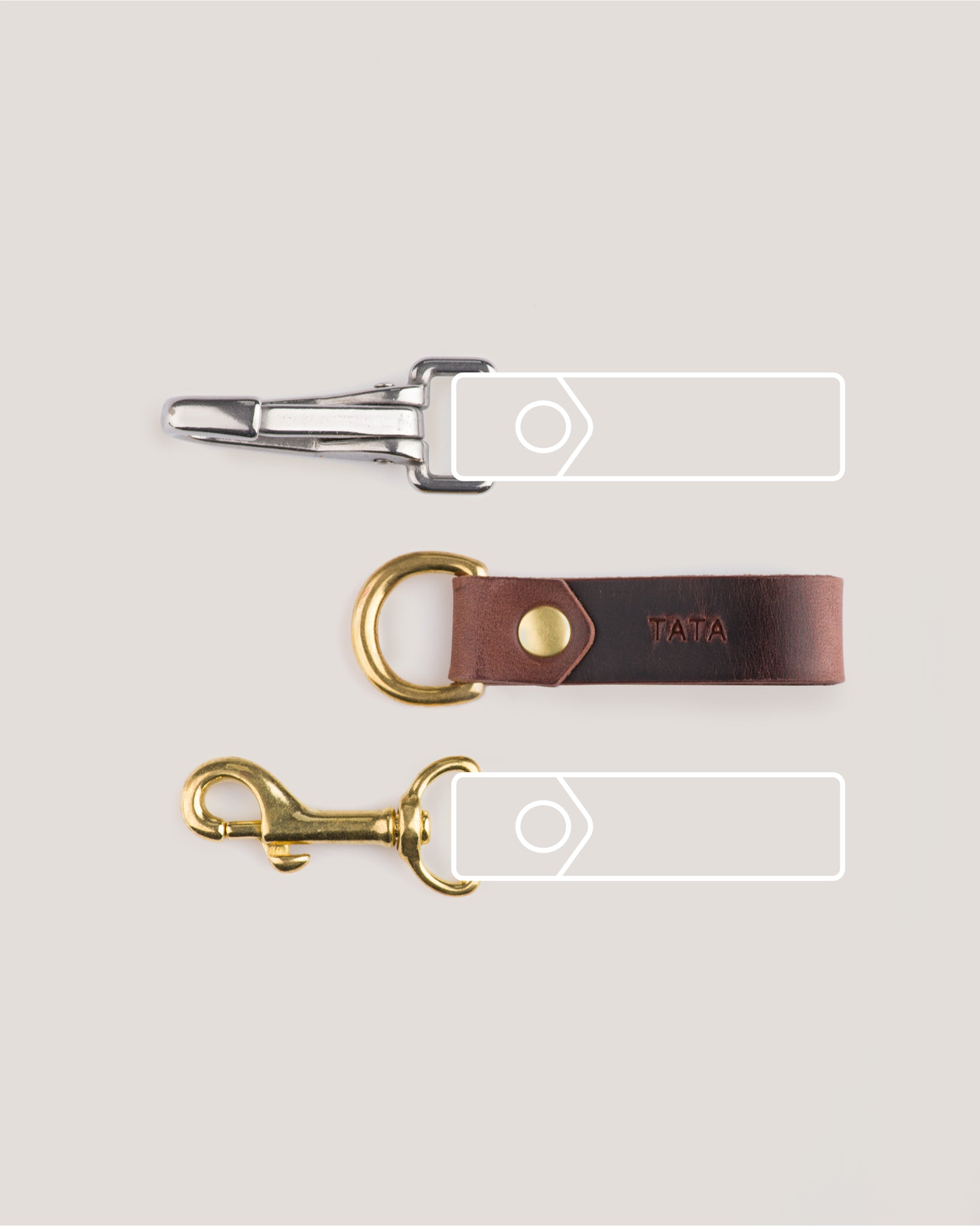 Brelok do kluczy z napisem TATA